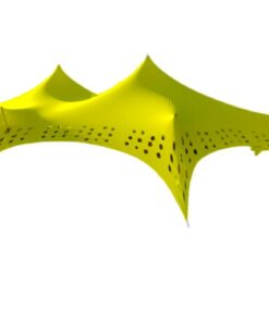 Stretch Tent Gazebo 5m x5m Non waterproof Yellow