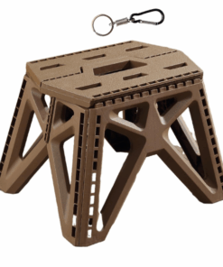 Strong Load-Bearing Folding Step Stool - Brown