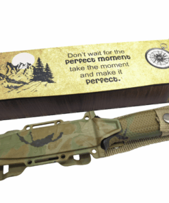 Strongarm fixed blade knife in printed gift box.