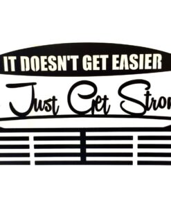 Stronger 48 Black Medal Hanger