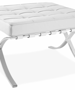 Stud Foot Stool-White