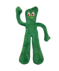 Stuffed Plush Interactive Pet Toy For Dogs Cats , Soft Squaker Chew Gumby