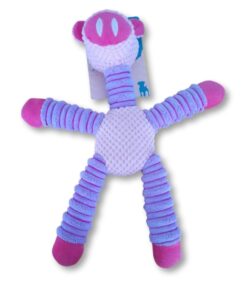 Stuffed plush Toys for Dogs, perfect for aggressive chewers. - Pink & Purple