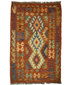 Stunning Handmade Chobi Kilim Carpet - 152 x 98 cm