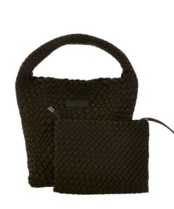 Stylin' Woven Neoprene Handbag and Purse - Dark Green Jungle