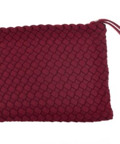 Stylin' Woven Neoprene Purse - Burgendy Red