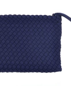 Stylin' Woven Neoprene Purse - Navy