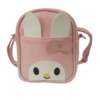 Stylish Rabbit Ears Girls Mini Backpack With Shoulder Option - Pink