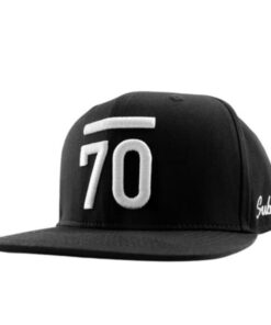 Sub Seventy Aberdeen Flat Brim Flat Bill Headwear - Black/White
