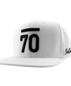 Sub Seventy Aberdeen Flat Brim Flat Bill Headwear - White/Black