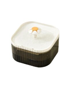 Sunflower-Shaped Smart Pet Automatic Water Fountain - White