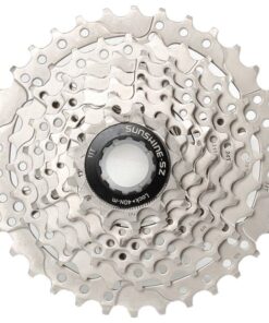 Sunshine-SZ 8 Speed 11-34T Silver MTB Bicycle Cassette HG Hub