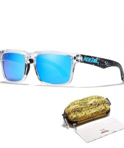 Sunstorm - Blue Polarised Lifestyle Sunglasses for Men + Yellow Pouch