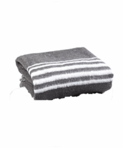 Supa-Chew Woven Blanket Grey / Striped - 100x150cm