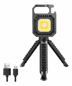 Super Bright 700 Lumen Waterproof LED + COB Light for Camping with Stand