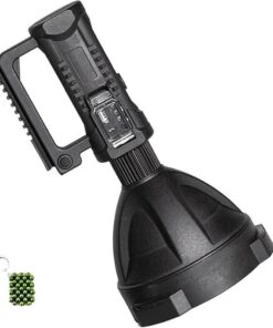 Super Bright LED Rechargeable Flashlight And A Keyholder