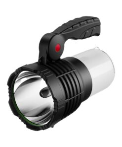 Super Bright USB Rechargeable LED Searchlight FA-781 - Black