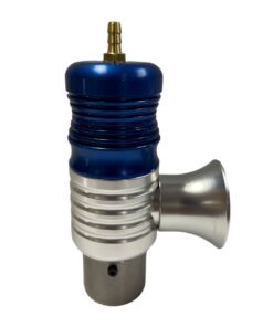 Super Sequential Dumpvalve with Removeable Trumpet for Amplified Sound-Blue
