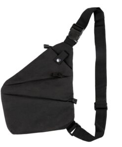 Super Slim Anti-theft Crossbody Bag - Black