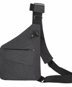 Super Slim Anti-theft Crossbody Bag - Light Grey