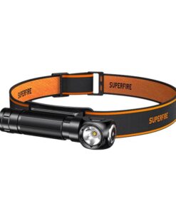 SUPERFIRE TH04 Mini Rechargeable Headlamp Torch Work Light 3- in-1 600LM