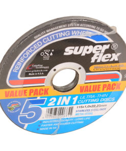 SUPERFLEX 6 PCS Steel Cutting Discs (115 x 1 x 22.23 MM)