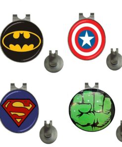 Superheroes Hat Clip Ball Marker Set