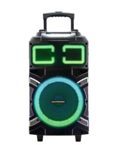 Supersonic 10" Portable Karaoke Trolley with Mic+Remote+Equalizer OP-85A3