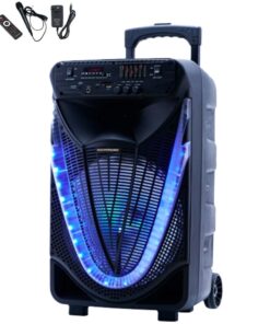 Supersonic 15" Portable Karaoke Speaker Trolley with Mic+Remote SPK-68E