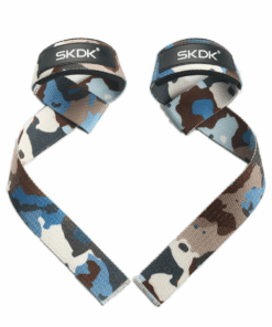 Supersonic Hard Pull Wrist Lifting Straps - Gym Wrist Wraps with Hand Grips - Camouflage