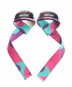 Supersonic Hard Pull Wrist Lifting Straps - Gym Wrist Wraps with Hand Grips - Purple