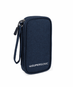 Supersonic Waterproof Travel Cable and Electronic Accessories Organizer Bag - Blue
