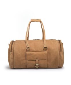 Supreme Leather Genuine Leather Travel Bag - Rust