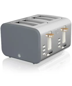 Swan Nordic Slate Grey 4 Slice Toaster SNT4G