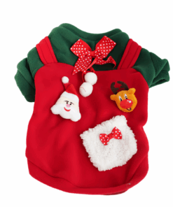 Sweatshirt Christmas Style Cat and Dog Pet Clothes-M