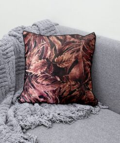 Sweet Basil Blush Velvet Scatter Cushion Set of 2 (Inner included) 50cm