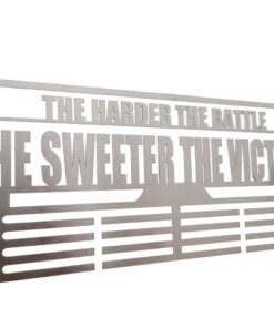 Sweeter The Victory 48 Stainless Steel Medal Hanger