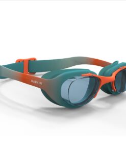 Swimming Goggles XBase - Clear Lenses - Kids' Size - blue/ grey