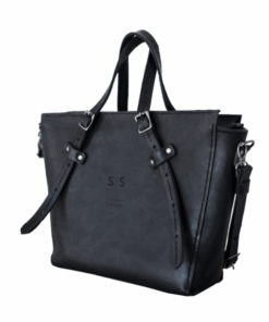 Swish and Swank - Leather Handbag Naomi 2.1 - Black