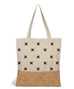Swiss Cross X Design Cream Tote Bag