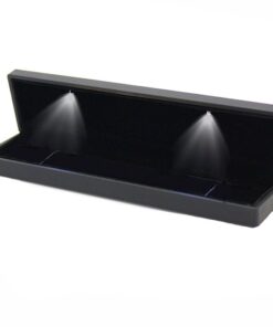 Synergy360- LED Lighted Jewelry Gift Box- Black