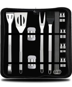 T4U 18-in-1 Stainless Steel Braai Set with Case