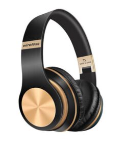 T5 Bluetooth Headphone 5.0 3D Stereo Wireless Headphones with Mic Foldable