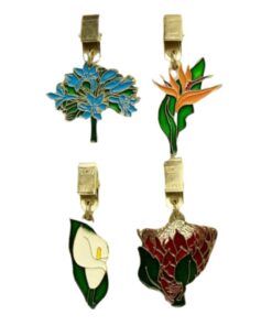 Tablecloth Weight Sets - Flowers Hand Painted and Crafted