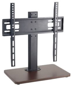 Tabletop TV Cabinet Wood Grain Base TV Stand for 26 to 55 Inch TVs