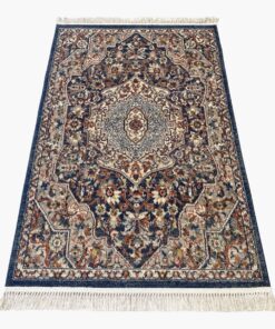 Tabreez Navy & Cream Rug - 180 x 120 cm