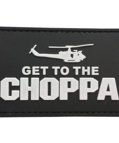 TacSpec "Get To The Choppa " PVC Velcro Patch