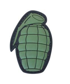 TacSpec "Hand Grenade" PVC Velcro Patch