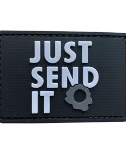 TacSpec "Just Send It" PVC Velcro Patch - Black