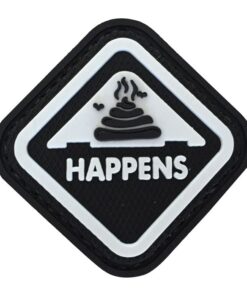 TacSpec "Sh* Happens" PVC Velcro Patch